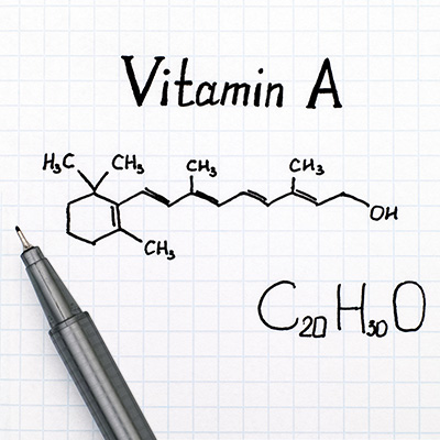 Vitamin A Molecule Illustration